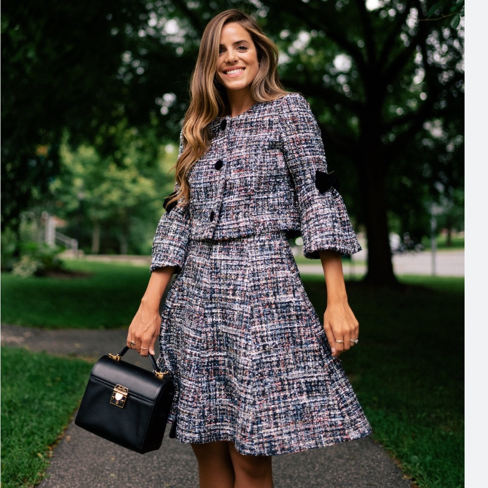 GMG Katherine Tweed Shift Dress. Size 8.